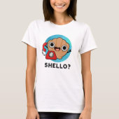 Shello Funny Zee Shell Pun T-shirt (Voorkant)