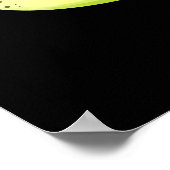 Shello Grappige Slak Mobiele Telefoon Pun Dark BG Poster (Hoek)