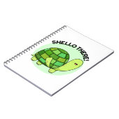 Shello There Grappige Schildpad Pun  Notitieboek (Linkerzijde)