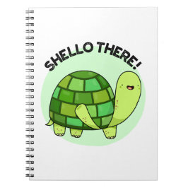 Shello There Grappige Schildpad Pun  Notitieboek