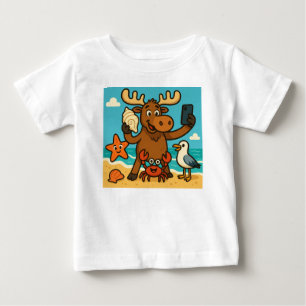 Shellphone Selfies – Beach Fun T-shirt voor Kinder