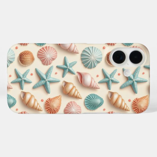 Shells Abundance Case-Mate iPhone Case (Achterkant (horizontaal))