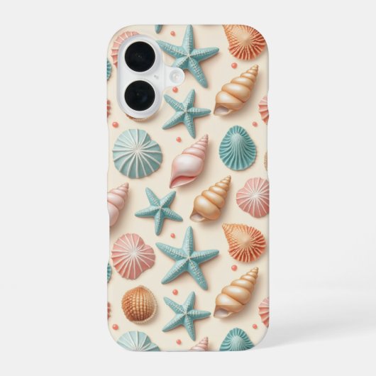 Shells Abundance iPhone 16 Hoesje (Achterkant)