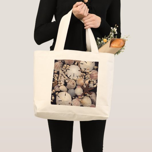 Shells Beach Bag Grote Tote Bag (Voorkant (product))
