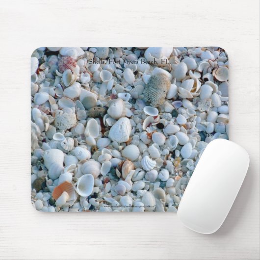 Shells, Fort Myers Beach, FL. Muismat (Met muis)