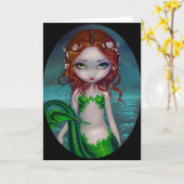 "Shells in Mijn Haar" Wenskaart Kaart (Gele Bloem)