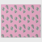Shells Patroon Wrapping Papier (Vlak)