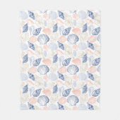 Shells Pattern Fleece Deken (Voorkant)