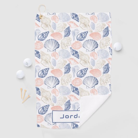 Shells Pattern Golfhanddoek (Insitu)