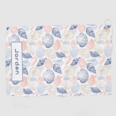 Shells Pattern Golfhanddoek (Horizontaal)