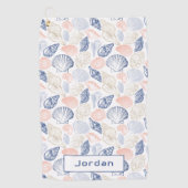 Shells Pattern Golfhanddoek (Voorkant)