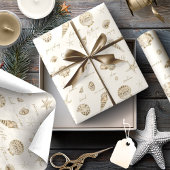 Shells Starfish Sun Fun Text Sandstone ID918 Cadeaupapier