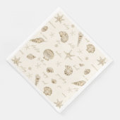 Shells Starfish Sun Fun Text Sandstone ID918 Servet (Hoek)