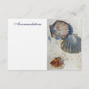 Shells van het zee de Kaart van de Bijlage