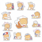 Shelly gaat naar France Sticker Pack (Voorkant)