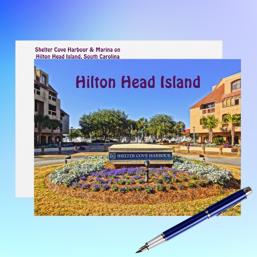 Shelter Cove Harbour en Marina Hilton Head Island Briefkaart