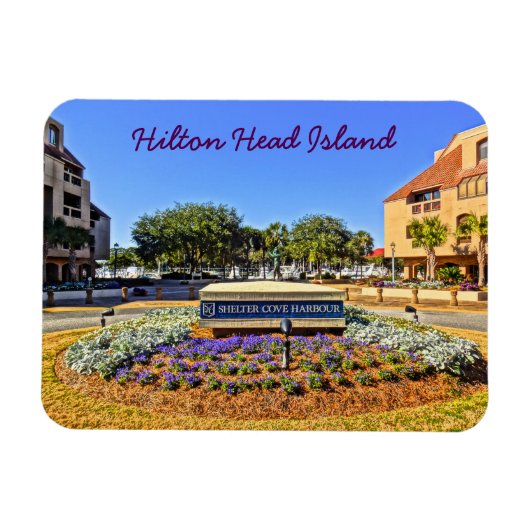 Shelter Cove Harbour en Marina Hilton Head Island Magneet (Horizontaal)