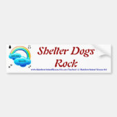 Shelter Dogs Bumpersticker (Voorkant)