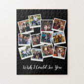 Shelter in Place Foto Collage Modern Coronavirus Legpuzzel (Verticaal)