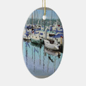 Shelter Island Keramisch Ornament (Rechts)