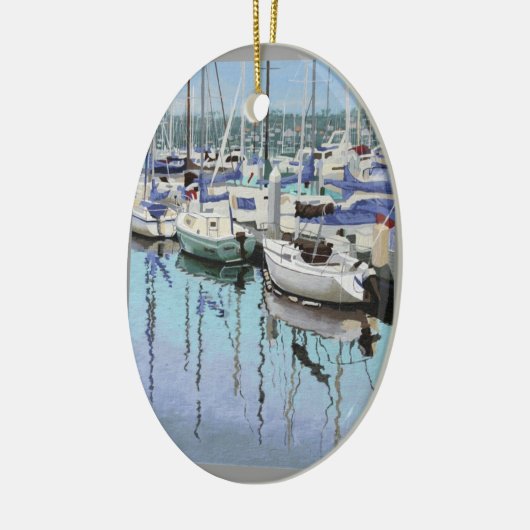 Shelter Island Keramisch Ornament (Links)