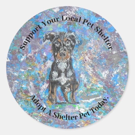 Shelter Pet Stickers (Voorkant)