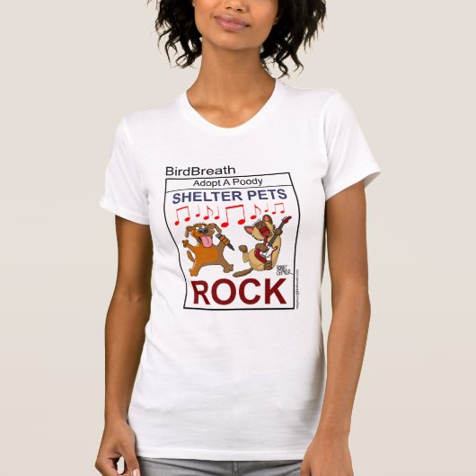 Shelter Pets Rock T-shirt (Voorkant)