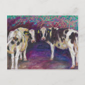 Sheltering cows 2011 briefkaart (Voorkant)