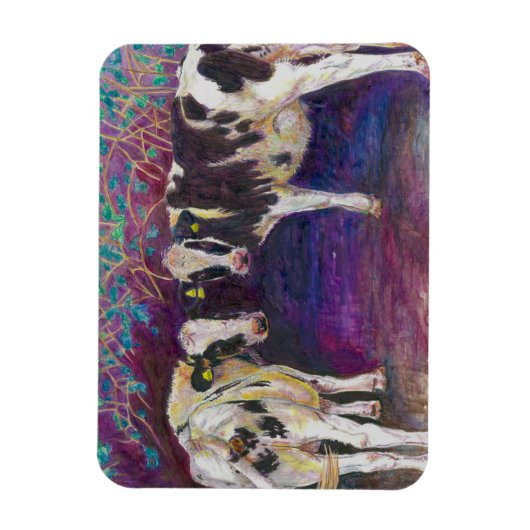 Sheltering cows 2011 magneet (Verticaal)