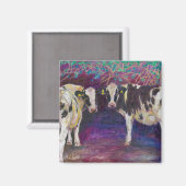 Sheltering cows 2011 magneet (Voorkant / Achterkant)