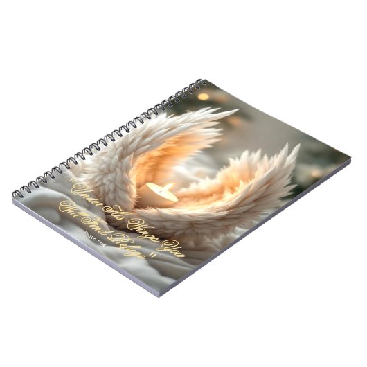Sheltering Wings - Christian Prayer & Hope Journal Notitieboek (Linkerzijde)