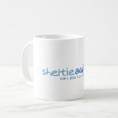 Sheltie Agility - Kun je het aan? Koffiemok (Voorkant links)