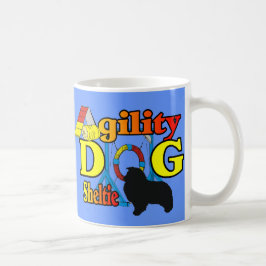 Sheltie Agility Shetland Sheepdog Gifts Koffiemok