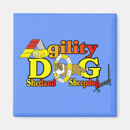 Sheltie Agility Shetland Sheepdog Gifts Magneet
