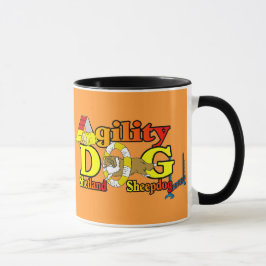 Sheltie Agility Shetland Sheepdog Gifts Mok