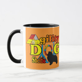 Sheltie Agility Shetland Sheepdog Gifts Mok