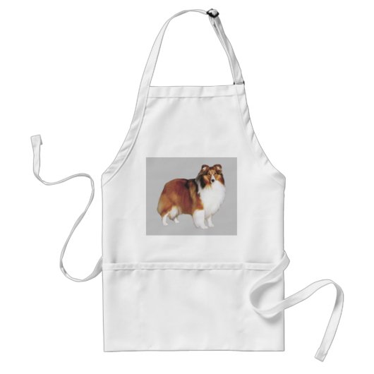 Sheltie Apron Standaard Schort (Voorkant)
