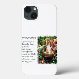 Sheltie Art Gifts Summer Garden iPhone 13 Hoesje