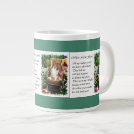 Sheltie Art Gifts Summer Garden Grote Koffiekop