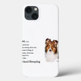Sheltie Art Love Case-Mate iPhone Case