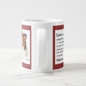 Sheltie Art Love Grote Koffiekop (Achterkant)