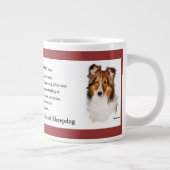 Sheltie Art Love Grote Koffiekop (Rechts)