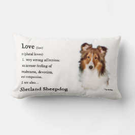 Sheltie Art Love Kussen
