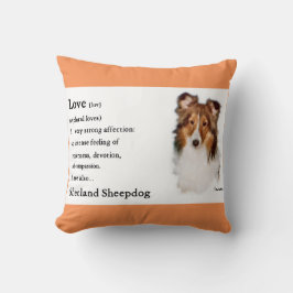 Sheltie Art Love Kussen