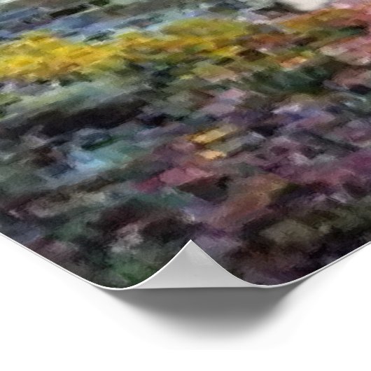 Sheltie Art waar liefde groeit Poster (Hoek)