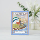 Sheltie Art Wind op je zeilen Briefkaart (Staand voorkant)