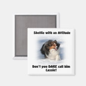 Sheltie Attitude Magnet (Voorkant / Achterkant)