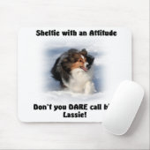 Sheltie Attitude Mousepad Muismat (Met muis)