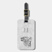 Sheltie Bagagelabel (Voorkant verticaal)