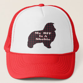 Sheltie BFF Gifts Trucker Pet